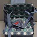 Nuby Easy Go Booster Seat - Travel Booster Seat for Babies and Toddlers - Holds Up to 35 Pounds - 9+ Months - Blue