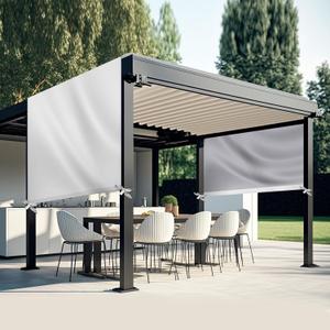 Universal Pergola Replacement Canopy Outdoor Canopy Shade Cover Waterproof Shade Top Cover for Outdoor Patio Porch Backyard(16 x 7 ft,Beige)