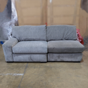 Sectional Sofa, Grey, 87"L x 38"W x 38"H