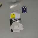 Uyiton Compatible with iPhone 17 Pro Max Camera Lens Protector - [Not Easy to Break][Strong Adsorption][Case-Friendly] Metal Tempered Glass Rear Camera Screen Cover - Deep Blue