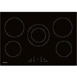 30 Inch Electric Cooktop 5 Burners,3000 Watt Dual-Ring Burner for Quick Boil,Shatterproof Glass, Keep Warm Setting, 9 Heating Level,9000W, Drop-in Electric Stove Top,Gloss Black