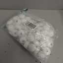 Treela 80 Pcs 1.73 Inch Unscented Floating Candles, Dripless Tealight Candles Home Decorations, Cute and Elegant Burning Candles for Wedding Vases Centerpieces Party Accessories (White)