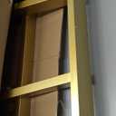 Metal Gold Table Legs 28''Inch 2Pc Trapezoid Metal Table Legs Dining Table Legs Desk Legs Bench L+++egs for Homes Offices Hotels Bars Without Boards