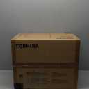 TOSHIBA ML-EM09PA(SS) Small Microwave Oven with 6 Auto Menus, Mute Function & Child Lock, LED Lighting, Perfect for Apartments & Dorms, 0.9 Cu Ft, 10.6 Inch Removable Turntable, 900W, Stainless Steel