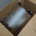 TUTOTAK Narrow Side Table with Charging Station, Small End Table with USB Ports and Outlets, Skinny Sofa Table, Slim Nightstand, Living Room, Bed Room, Brown TB01BB0802