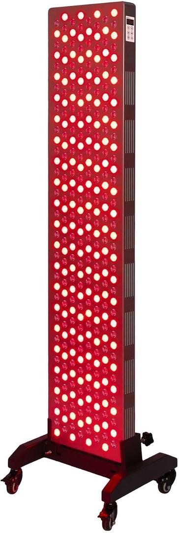 Red Light Therapy Stand, Mobile Stand for Red Near Infrared Light Therapy Board, Home & Commercial Use, Adjustable Length and Width, Easy to Install, Fits 99% of Panels (14.76 x 9.84 x 7.87 inches)