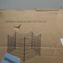 15 Panels No Dig Dog Fence Outdoor for Yard, 32 in(H) X 35.4 ft(L) Decorative Tall Garden Fence Animal Barrier, Rustproof Metal Wire Garden Edging and Borders, Temporary Fencing Stakes (15 Panels-35.4 ft(L) X 32 in(H))