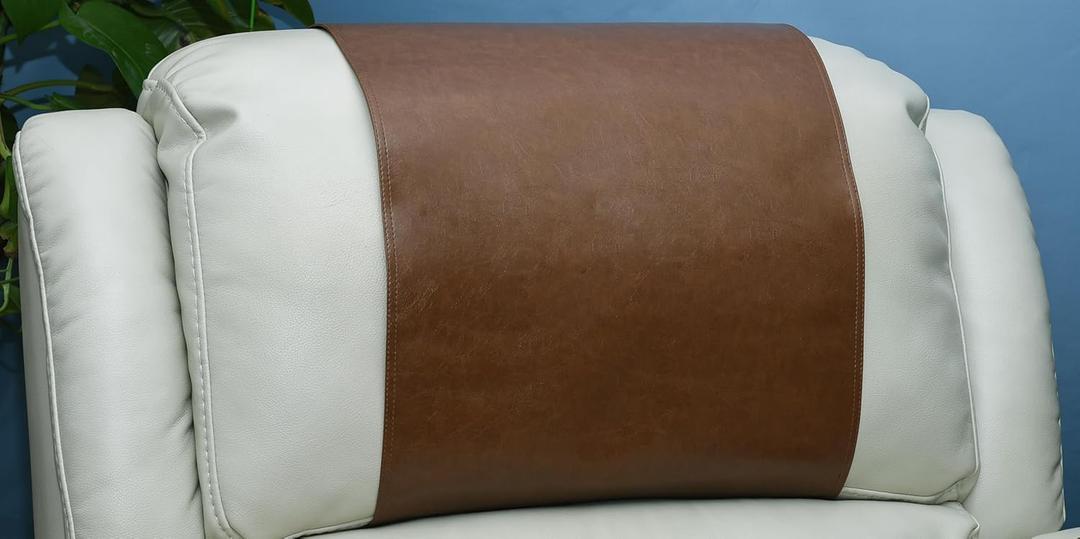 Headrest Cover for Recliner Chair,Recliner Headrest Protector,Headrest Covers for Recliners,Sofa Headrest Covers,Headrest Covers for Furniture,Headrest Protectors for Recliners (Brown)