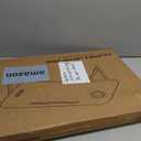 Laptop Bed Desk, Foldable Lap Desk, Portable Lap Table, Laptop Stand with Cup Holder & Tablet Slot & Lifting Handle for Working Writing Drawing & Eating - Black