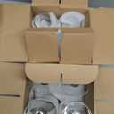 Wine Glasses Set of 8, 12oz Clear Red/White, Long Stem Wine Glasses for Party, Wedding and Home