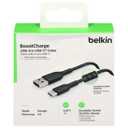 Belkin BOOST CHARGE Braided USB Type-C to USB Type-C Cable (Black) - 6.6ft.