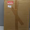 LITAITAI Side Table with Wheels,C Shaped White End Table,Small Side Table for Couch Sofa Table,Round Coffee Table,Mobile Standing Desk,Tall Tv Tray Table for Living Room,Bedroom,Metal Frame