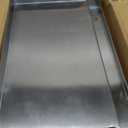 Onlyfire Universal Stainless Steel Griddle for Most BBQ Grills with Removable Handles, 18"12.5"