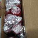 14 Pack Dark Red Taper Candles 12 Inch Tall 3/4 Inch Thick Burn 10 Hours (Burgundy)