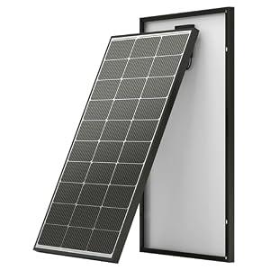 JJN 100 Watt Solar Panel, N-Type 16BB High Efficiency 12 Volt Solar Panels