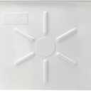 Dishwasher Drain Pan-Protect Floor and Cabinets, Walls, with Front Opening Size 24X20X1/2in, Crafted from Durable Quality Plastic Material. Warp-Resistant & Even Thickness (White)