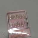 Glamnetic Press On Nails - Polar Night | Short Almond Fake Nails with Ombr Silver Tips and Glossy Velvet Finish, Salon Quality | 15 Sizes - 30 Nail Kit with Glue