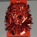 Red Valentine's Day Boa Garland - 9 ft (1 Pc.) - Lush & Vibrant Decor for Romantic Ambience - Perfect for Valentine's Celebrations & Events