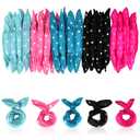 40pcs No Heat Curlers You Can Sleep in, Hair Rollers for Long Hair DIY(5 Colors) (40 Count (Pack of 1))