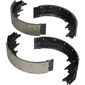 Bosch Automotive BS450R Blue Drum Brake Shoe Set - Compatible With Select Full-Size 1961-78 Chevrolet and GMC Trucks, SUVs, and Vans - FRONT|REAR (Riveted)