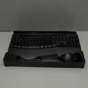 Wireless Keyboard and Mouse Combo, 2.4G Full Size Wave Keys Ergonomic Keyboard with Wrist Rest and 3-Level DPI Adjustable Wireless Ergonomic Mouse for Windows, Mac OS Desktop/Laptop/PC(Black)