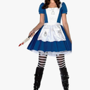 Alice Madness Returns And Anime Maid Dress Cosplay Fancy Apron Costume, L