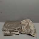 StangH Camel Beige Velvet Curtains 84 inches Length - Luxury Bedroom Room Darkening Curtains Crushed Home Decor Drapes Privacy Protect Blackout Curtains for Living Room, W52 x L84, 2 Panels