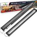 REPTI ZOO UVB Reptile Light, New Version T5 HO UVB Lighting Combo Kit, Reptile Terrarium Hood with 10.0 UVB Tube Bulb, Reptile Light Fixture 39W-34Inch