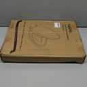 YASFEL Built in Potty Training Toilet Seat for Toddlers, Kids & Adults Biscuit Plastic Toilet Seats Elongated Slow Close with Magnets(Almond, 18.5)