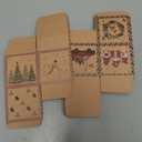 Humyoun 24 Pcs Mini Christmas Candle Boxes Small Christmas Gift Boxes with Lids 3 x 3 x 3 Inches Xmas Candle Packaging Candy Cookie Treat Kraft Bags for Gift Wrapping Xmas Party Decorations (Gnome)