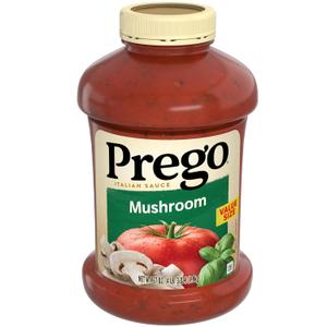 Prego Mushroom Pasta Sauce, 67 oz Jar BBD: 21 Apr 2026