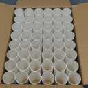 Pack of 48 Cardboard Craft Toilet Paper Tube Rolls, 9.9 cm Length (White)