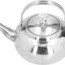 Stainless Steel Tea Kettle, Stovetop Coffee Pot With Short Mouth For Gas Stove Induction Cooker Rice Cooker Practical Kitchen Tool Fast Heating Speed(14cm)