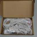 Enhon 2 Pack Extension Hanging Lantern Cord Cable, 12 Ft E26 E27 Socket On/Off Switch Plug in Pendant Lighting, Hanging Light Cord with Female Plug for Christmas Holiday Kitchen Greenhouse Party Decor