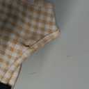 CIDER Gingham Tops for Women Plaid Going Out Tops Sleeveless Cute Tank Bow Summer Shirt (X-Small, Ivory)