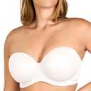 HSIA Strapless Bras for Women Large Breasts Non Slip Full Coverage Underwire Supportive Multiway Strapless Bra Plus Size,36i