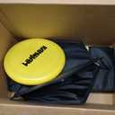 Kan Jam Foldable Travel Disc Toss Game - Black & Yellow, Standard, Nylon - Portable All-Weather Beach Games - Built-in Scoring for Tailgate Essentials - Easy Setup for Yard Fun