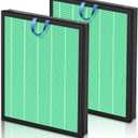 Vital 200S Toxin Absorber Replacement Filter for LEVOIT Vital 200S and Vital 200S-P Air Purifier, High-Efficiency Activated Carbon Filter, Vital 200S-RF-TX, 2 Pack, Green