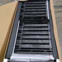 Upgraded Outdoor Resin Storage Shed with Removable Shelves, Lock Ring & Reinforced Floor - All-Weather Garden, Patio Cabinet (Black)