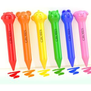 12color Jumbo Animal Crayons for Toddlers Crayons for Kids Ages 2-4 4-8,Non Toxic Washable Easy Grip Interesting and Educational Christmas Gift