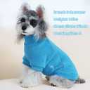 XPUDAC 4 Pack Dog Sweaters Fleece Dog Sweatshirt Winter Pet Clothes for Small Medium Dogs Boy Girl Pullover Puppy Christmas Outfits Cat Apparel, Grey, Blue, Navy, Green, L