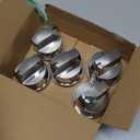 4 Pcs EBZ37189611 Range Burner Knob and 1 Pcs EBZ37189609 Super Boil Burner Control Knob Compatible with L-G LRG30355ST LRG30357ST LRG30855ST Gas Stove Replacement Knobs