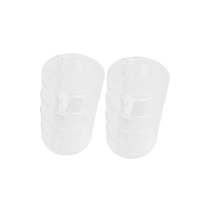 GLEAVI 2pcs Rotatable Makeup Organizer Box Multi-Layer Cosmetic Storage for Vanity Jewelry and Hair Accessory Holder Easy Rotating Design for Bathroom and Dressing Table