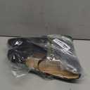 Mary Jane Flat Shoes with Arch Support and Hidden Wedge Heel, Women Ballet Flats, Mary Jane Flats, Comfortable Dress Shoes (5, Black)