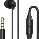 Wired Earbuds in-Ear Headphones Small Light Comfortable Wear Tangle-Free Cable Soft Silicone Perfect for Insomnia, Snoring, Side Sleeper, Air Travel, Meditation & Relaxation 3.5 mm