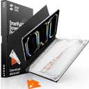 SMARTDEVIL Screen Protector for iPad Pro 11 inch (2025/2024, M5/M4) with Easy Installation Frame, 9H Clear Tempered Glass Film, Anti-Shatter, 2 Pack