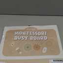 Joyreal Wooden Busy Board for Toddlers, Montessori Toys for 1 2 3 Year Old, Sensory Activity Board with Music Box & 12 Motor Skill Activities, Educational Travel Toys Gift for Boys Girls