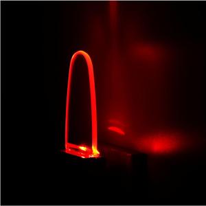 4 Pack Auto Nightlight Lamp with Dusk to Dawn Sensor for Bedroom, Plug in, Red (Small)