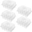 Planting Containers with Germination Tray Seedling Starter Trays for Garden Pot 15 Pack, Transparent