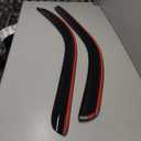 Replacement for Compatible with 192436 Ventshade Set of 2 Window Visors Front Driver & Passenger Side New Pair